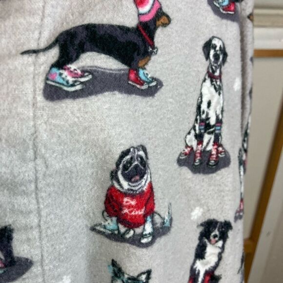 PJ Salvage dog & cat print flannel pj top w/ big pockets - Picture 5 of 14